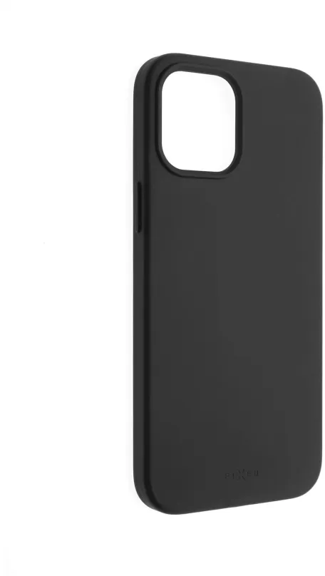 Kryt na mobil FIXED Flow Liquid Silicon case pre Apple iPhone 12 Pro Max čierny