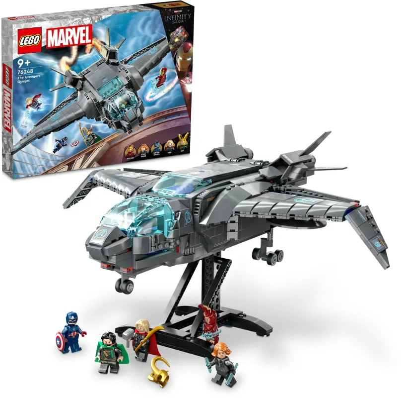 LEGO stavebnica LEGO® Marvel 76248 Stíhačka Avengers Quinjet