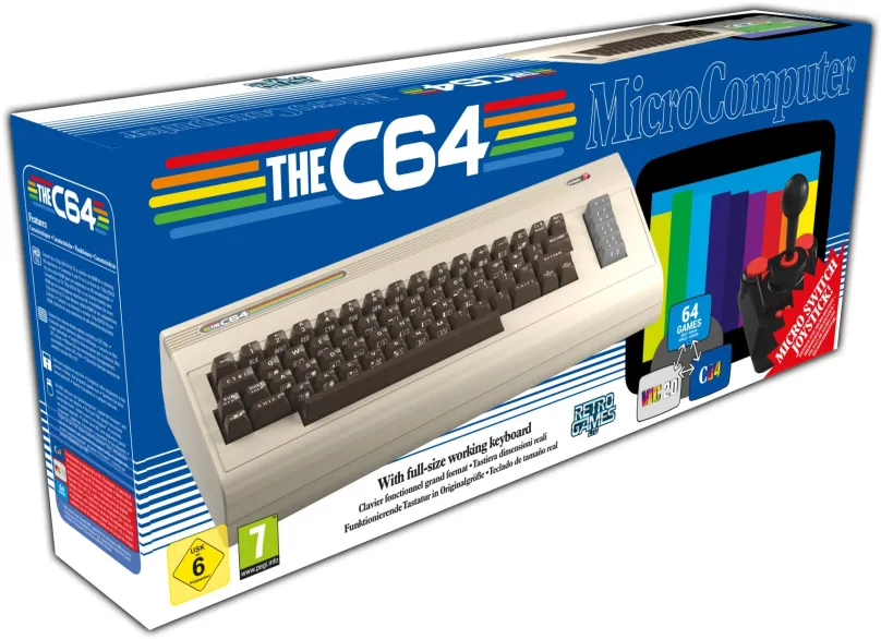Herné konzoly Retro konzoly Commodore C64 Maxi