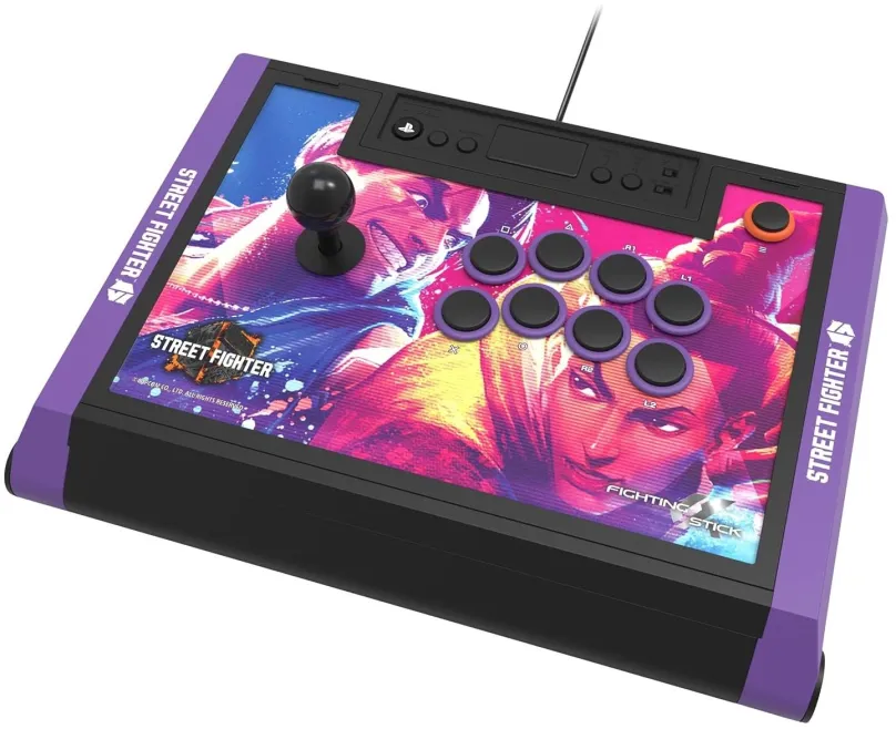 Arcade stick Hori Fighting Stick - Street Fighter 6 - PS5/PS4/PC, pre PC, PS5 a PS4, kábel