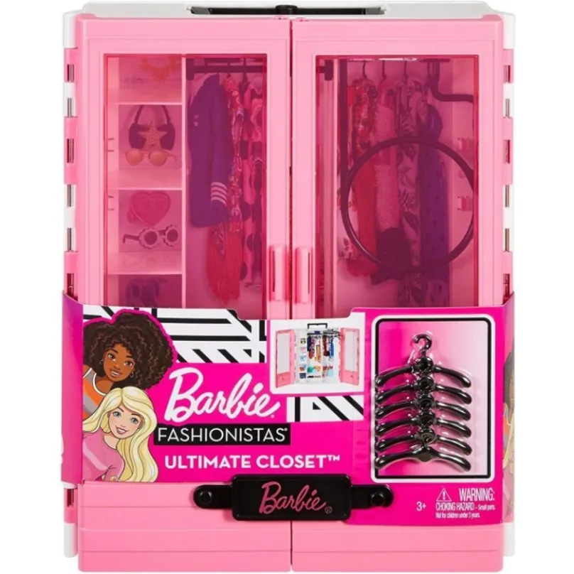 Mattel Barbie Fashionistas Šatníková skriňa, GBK11