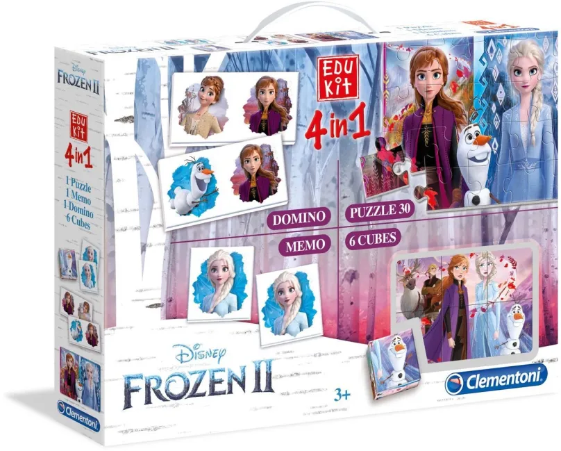 Súprava hier Edukit 4 v 1 - Frozen 2