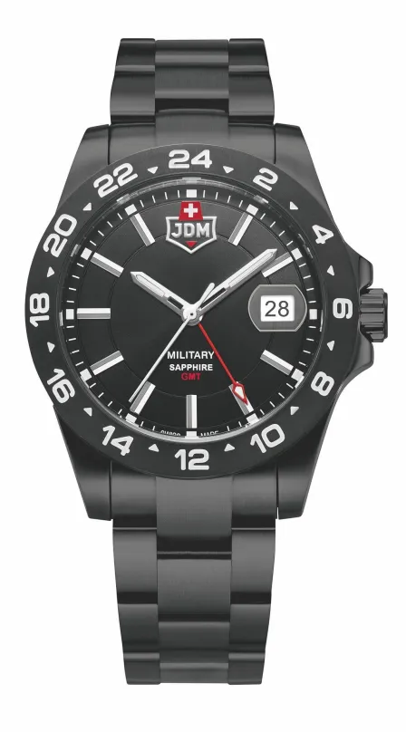 Pánske hodinky JDM Military Delta 24, čierne