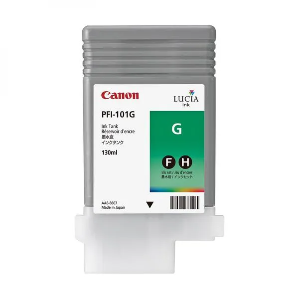 Canon originálny ink PFI101G, green, 130ml, 0890B001, Canon iPF-5000