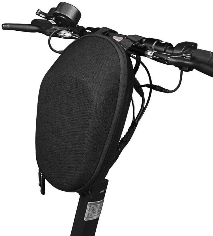 Taška na bicykel MG Handlebar taška na kolobežku 4 l, čierna
