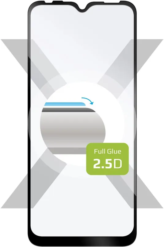 Ochranné sklo FIXED FullGlue-Cover pre Infinix Smart 6 čierne
