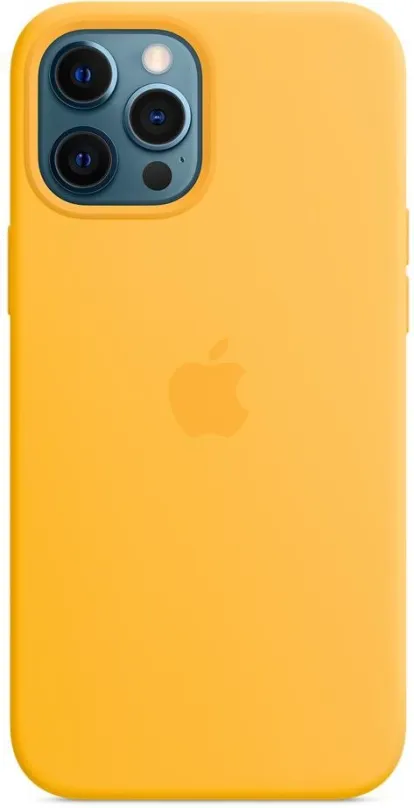 Kryt na mobil Apple iPhone 12 Pro Max Silikónový kryt s MagSafe - slnečnicový