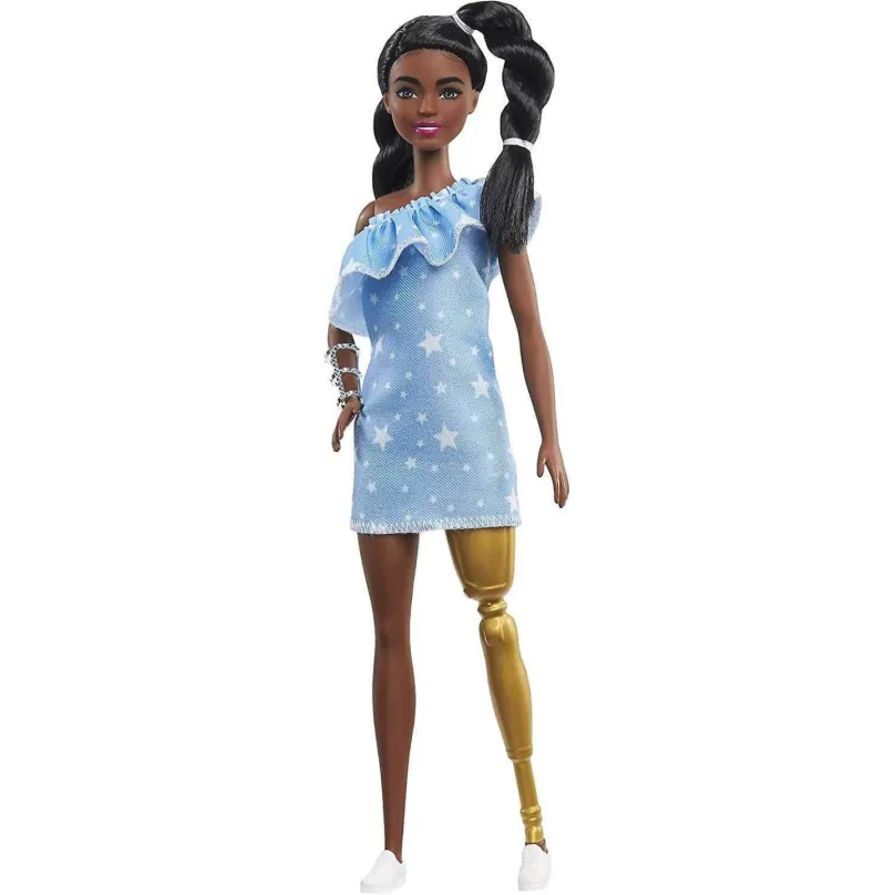 Barbie modelka 146 s protetickou nohou, Mattel GYG09