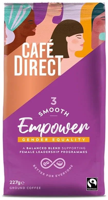Káva Cafédirect Arabika Smooth mletá káva s tónmi mliečnej čokolády 227g
