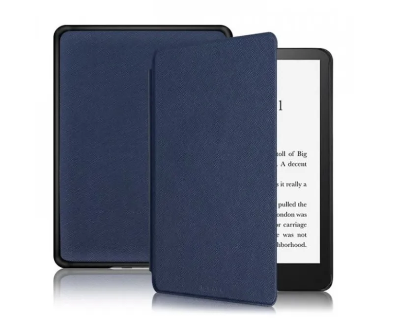 Puzdro na čítačku kníh B-SAFE Lock 2373 pre Amazon Kindle Paperwhite 5 2021, tmavo modré
