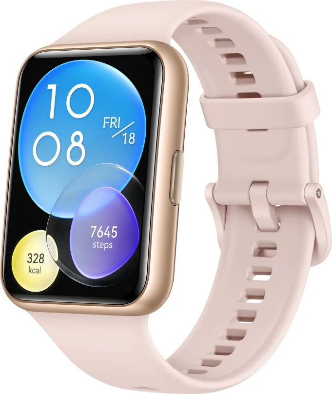 Chytré hodinky Huawei Watch Fit 2 Active Sakura Pink, pre mužov aj ženy, s ovládaním v češ