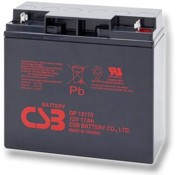 Batérie pre záložné zdroje CSB GP12170, 12V, 17Ah