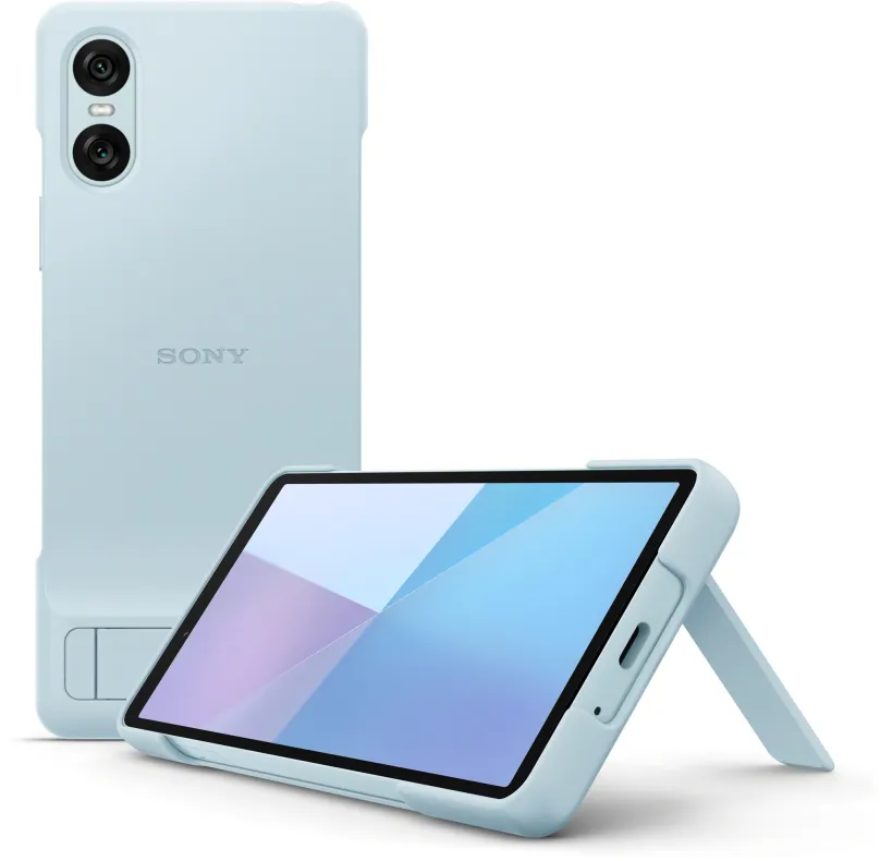 Kryt na mobil Sony kryt so stojanom pre Xperia 10 VI modrý
