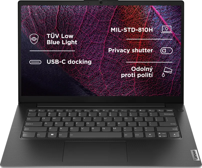 Notebook Lenovo V14 G4 AMN Business Black, AMD Ryzen 3 7320U, 14" TN antireflexná 192