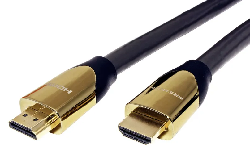 Roline PREMIUM High Speed HDMI kabel s Ethernetem, Ultra-HD, 4K, HDMI M-HDMI M, zlacené konektory, certifikovaný, 1m