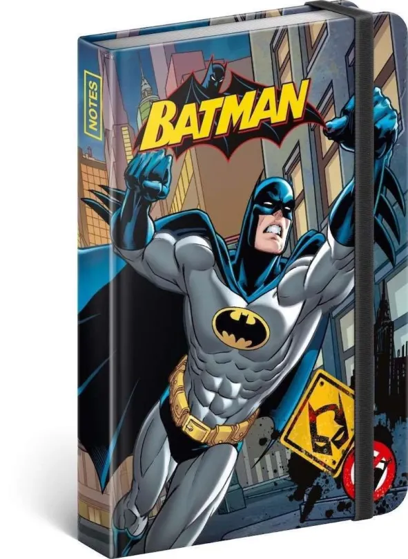 Zápisník PRESCOGROUP Batman - Power, linajkový, 11 x 16 cm