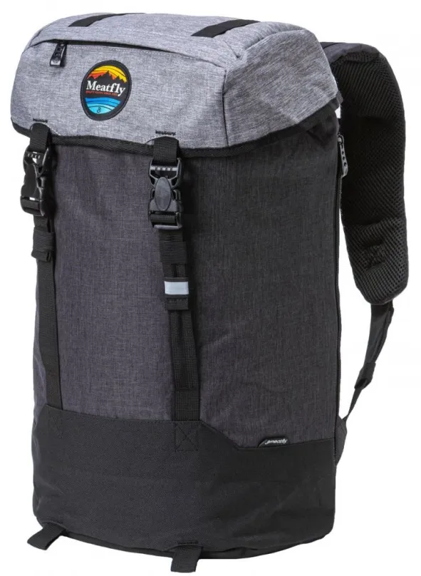 Mestský batoh Meatfly Pioneer 4 Backpack Ht. Grey / Ht. Charcoal / Black