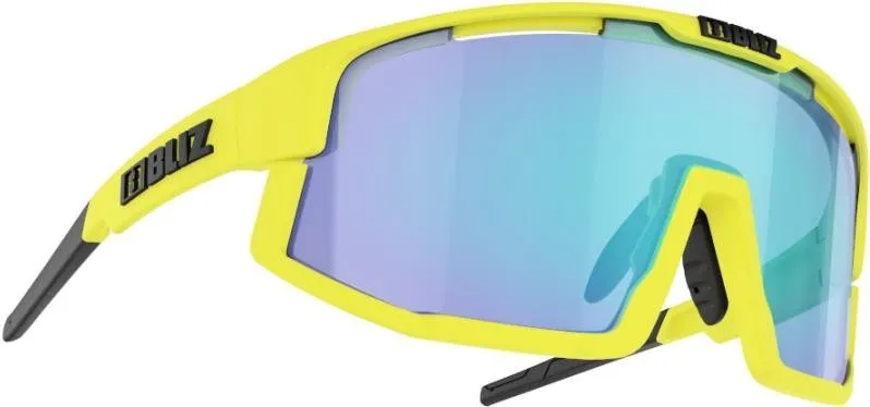 Cyklistické okuliare Bliz VISION Matt Yellow Smoke w Blue Multi Cat.3