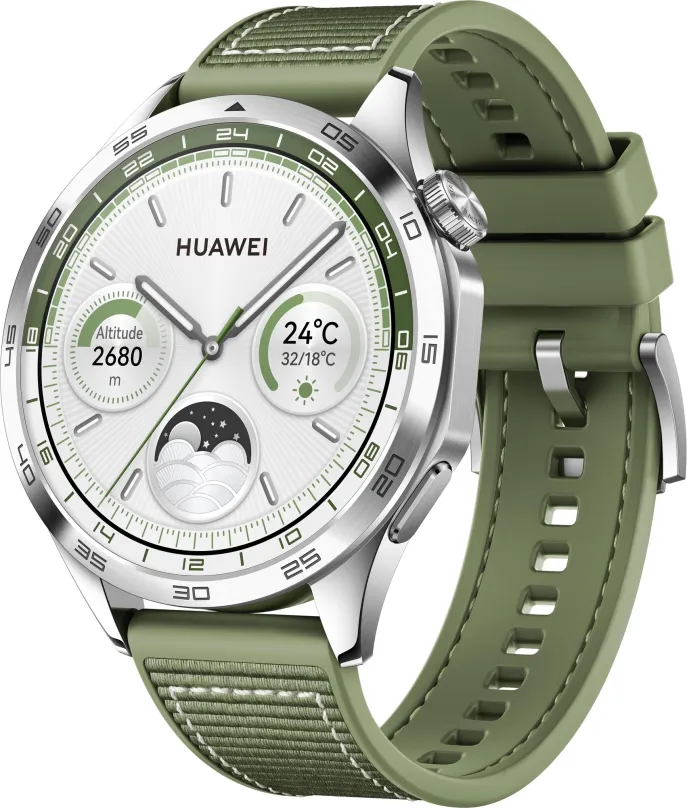 Chytré hodinky Huawei Watch GT 4 46 mm Green Composite Strap