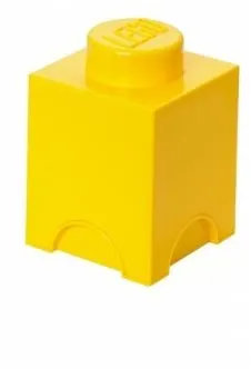 Úložný box LEGO úložný box 125 x 127 x 180 mm - žltý