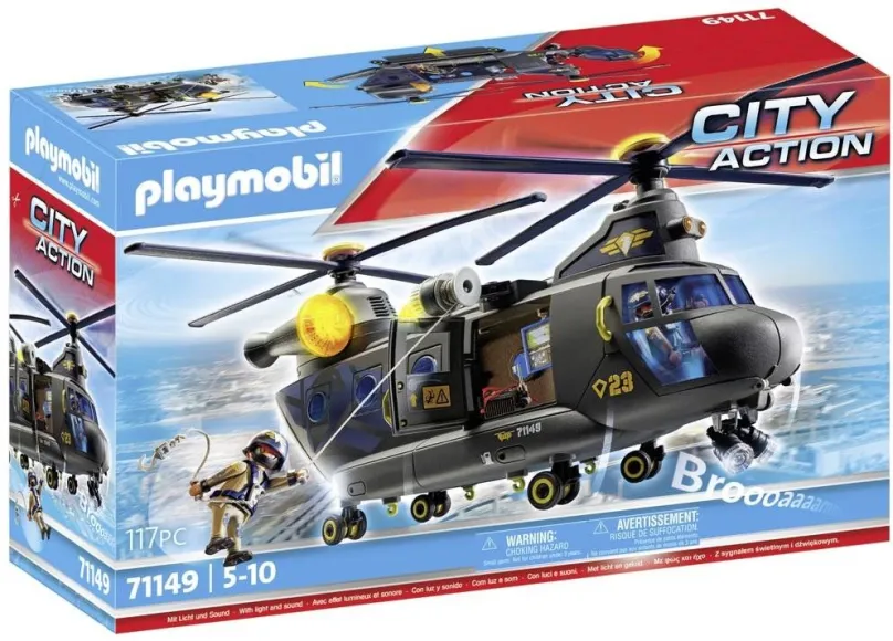 Stavebnica Playmobil 71149 Záchranárska helikoptéra špeciálnej jednotky