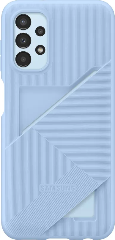 Kryt na mobil Samsung Galaxy A13 5G Zadný kryt s vreckom na kartu svetlo modrý