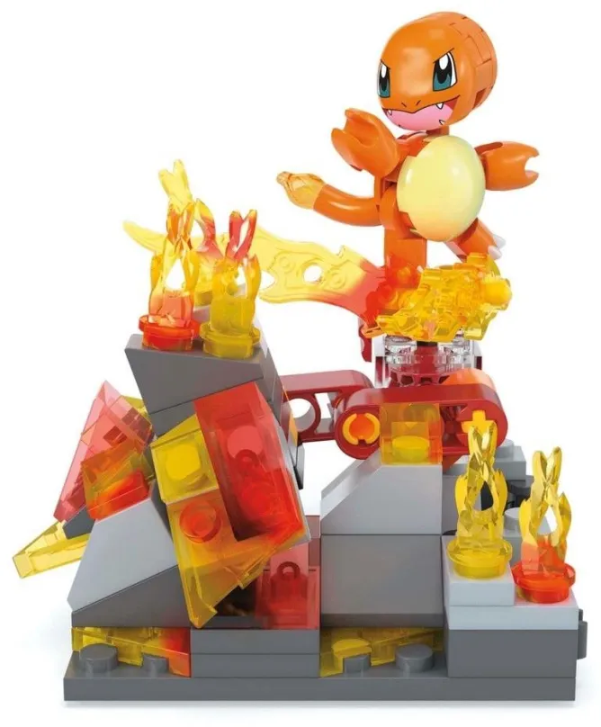 Stavebnica Mega Pokémon Dobrodružstvo - Charmander s ohnivým typom