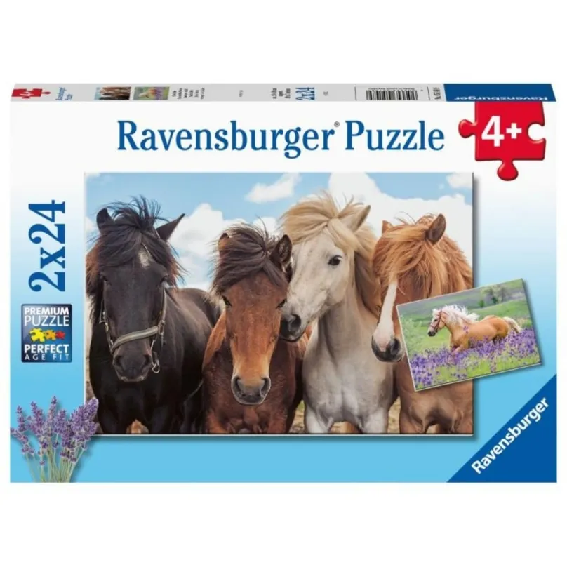 Ravensburger 05148 Fotky koní 2x24 dielikov
