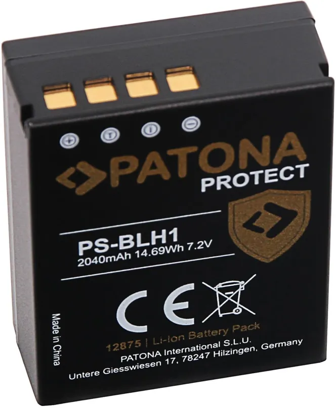 Batéria pre fotoaparát PATONA pre Olympus BLH-1 2040mAh Li-Ion Protect
