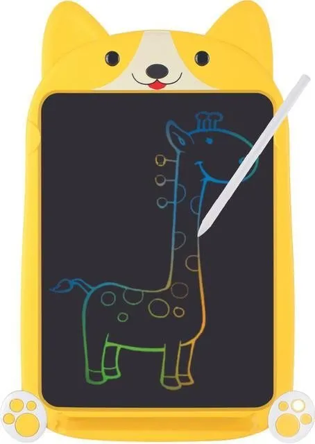 Elektronická kresliaca tabuľka Detský 10 "tabliet - žltý pes
