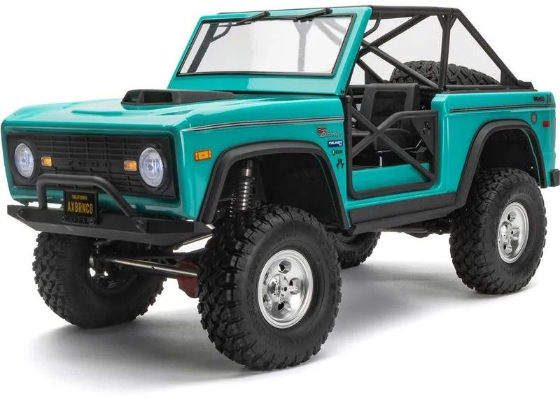 RC auto Axial SCX10 III Early Ford Bronco 4WD 1:10 tyrkysový