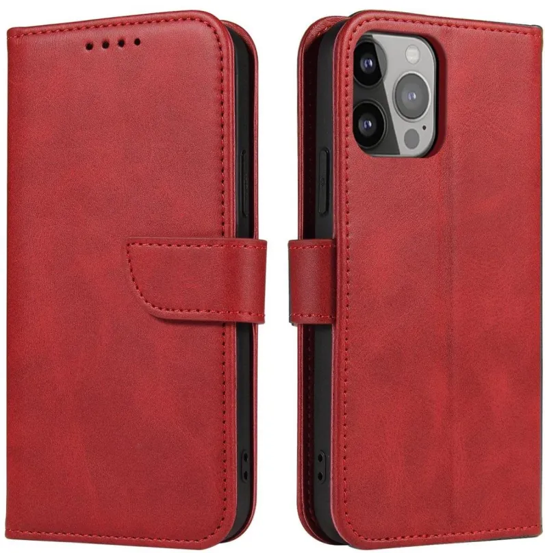 Puzdro na mobil MG Magnet knižkové puzdro pre Samsung Galaxy S23 Ultra, červené