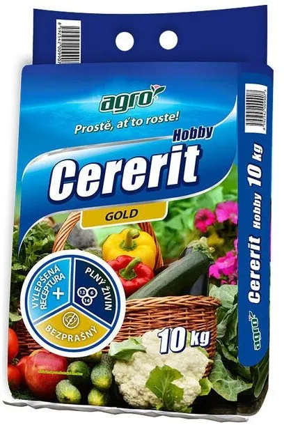 Hnojivo AGRO Cererit Hobby © GOLD 10 kg, určenie okrasnej dreviny, ovocné dreviny, zelenin