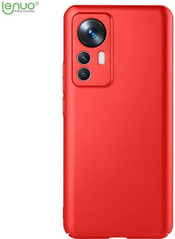 Kryt na mobil Lenuo Leshield obal pre Xiaomi 12T, červená