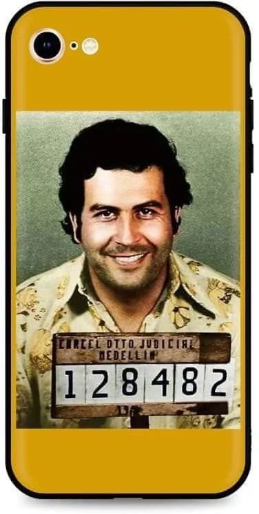 Kryt na mobil TopQ iPhone SE 2020 silikón Pablo Escobar 49323