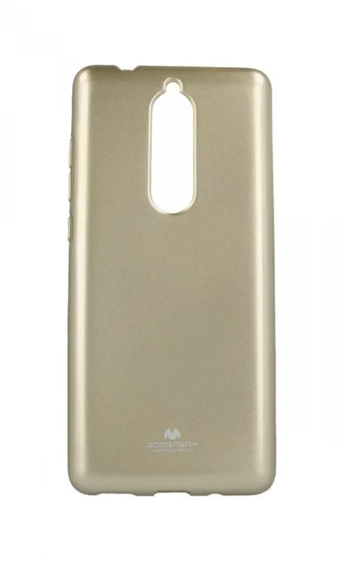 Puzdro na mobil Mercury Nokia 5.1 silikón zlatý 33274
