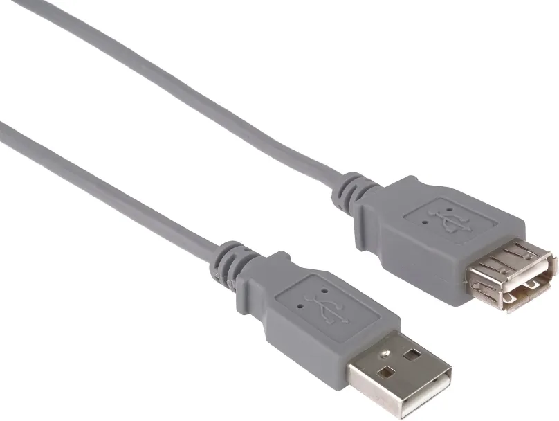 Dátový kábel PremiumCord USB 2.0 predlžovací 0.5m biely