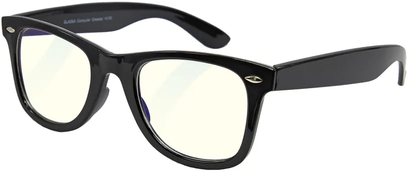 Okuliare na počítač GLASSA Blue Light Blocking Glasses PCG 04, dioptria: +0.50 čierna