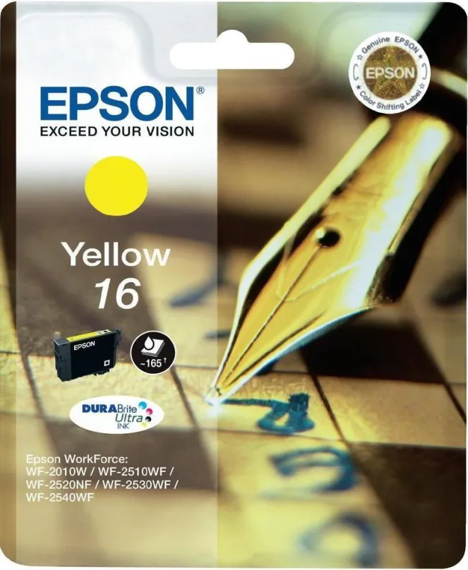 Cartridge Epson T1624 žltá