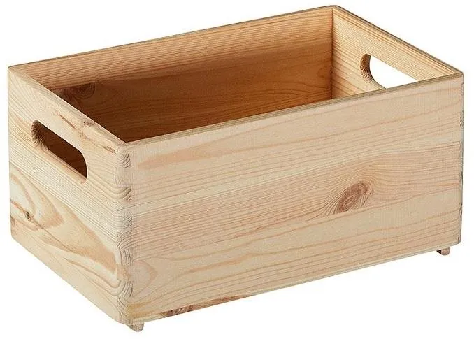 Úložný box Kesper Viacúčelové drevené debničky 40 x 30 x 23 cm
