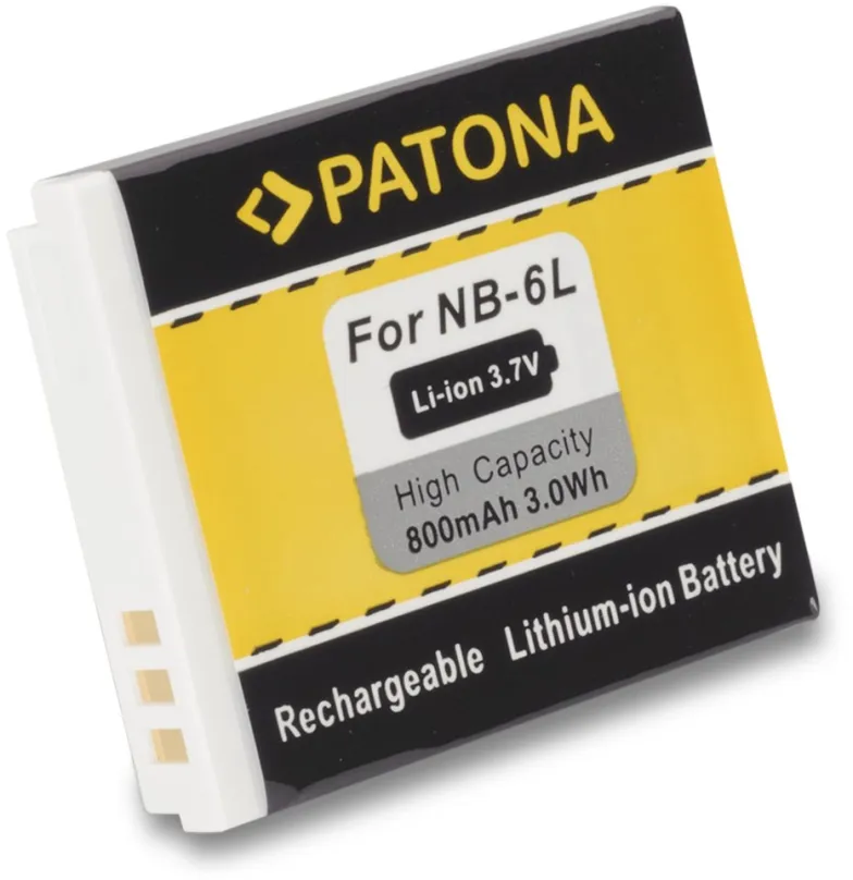 Batérie pre fotoaparát Paton pre Canon NB-6L 800mAh Li-Ion
