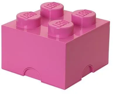 Úložný box LEGO Úložný box 4 250 x 250 x 180 mm - ružový