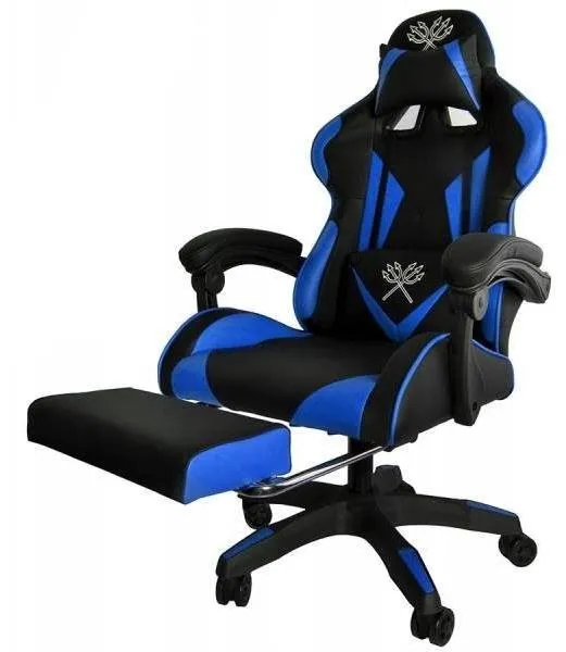 Kancelárska stolička Malatec 8978 herná čierno modrá