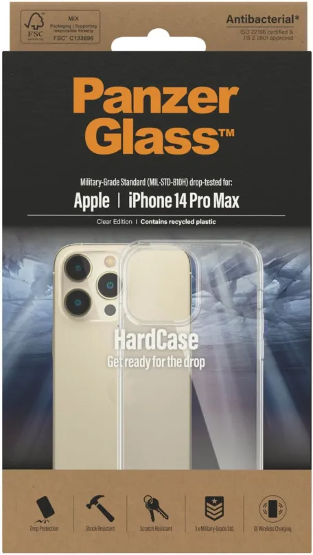 Kryt na mobil PanzerGlass HardCase Apple iPhone 14 Pro Max, pre Apple iPhone 14 Pro Max, m