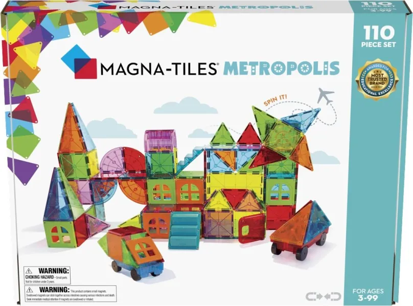 Stavebnica Magna-Tiles - Metropolis 110 ks set