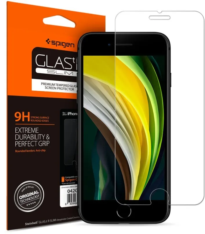 Ochranné sklo Spigen Glas.TR SLIM HD 1 Pack iPhone SE 2020/8/7, pre Apple iPhone 7, iPhone
