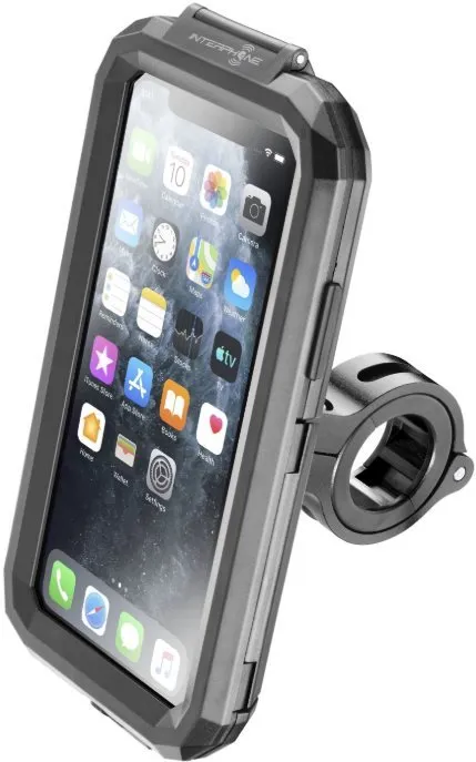 Puzdro na mobil Cellularline Interphone pre Apple iPhone 11 Pre úchyt na riadidlá čierny