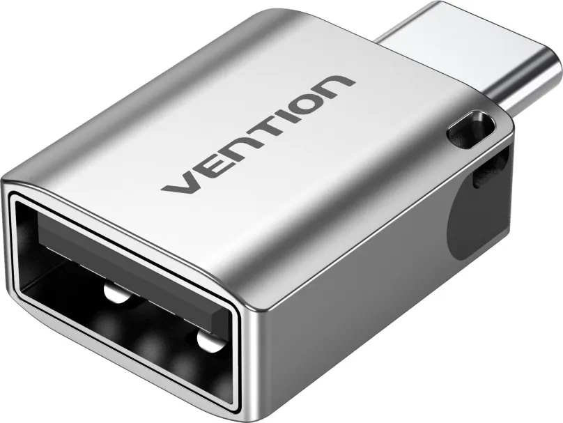 Redukcia Vention USB-C (M) to USB 3.0 (F) OTG Adapter Gray Aluminum Alloy Type