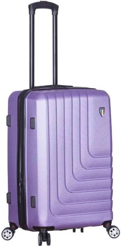 Cestovný kufor TUCCI T-0128/3 S ABS - fialová