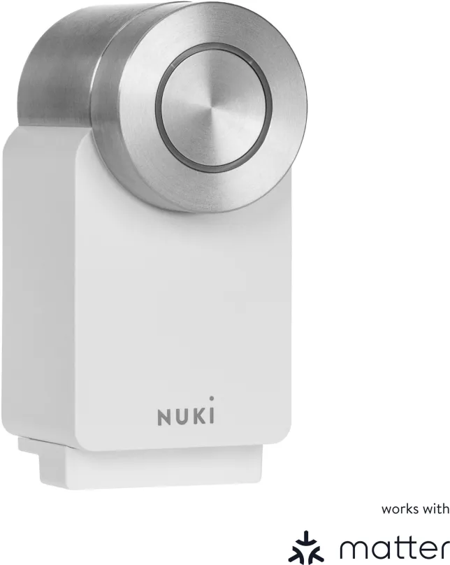 Chytrý zámok Nuki Smart Lock Pro 4. generácie - biely (s podporou Matter)